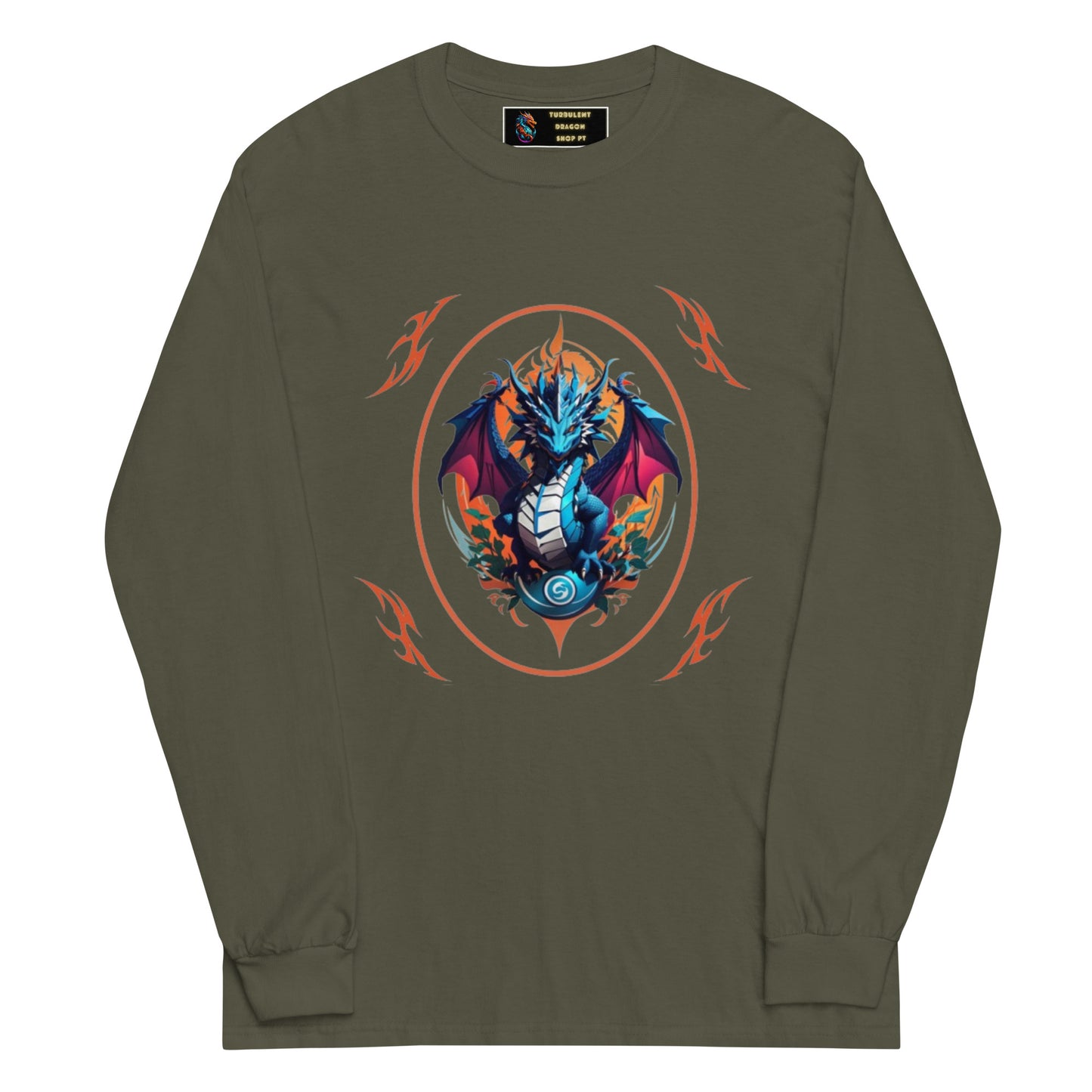 Camisa masculina de mangas longas