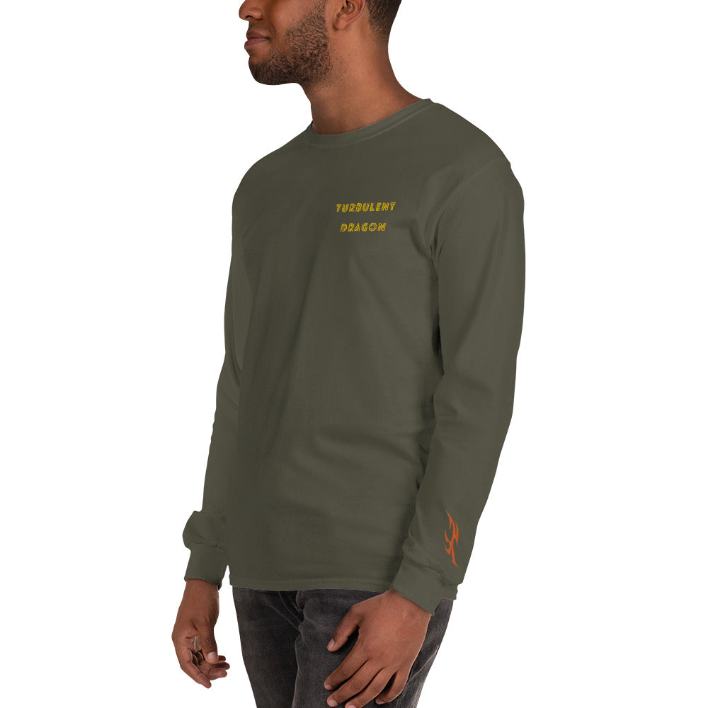 Camisa masculina de mangas longas
