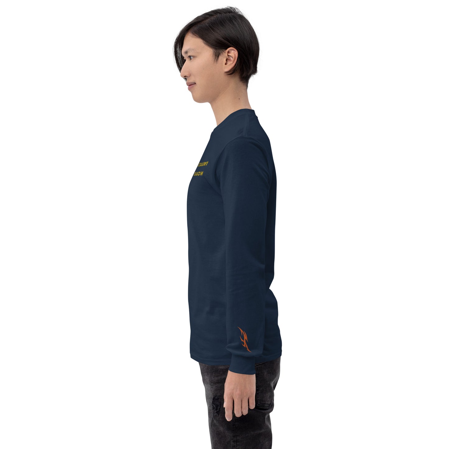 Camisa masculina de mangas longas