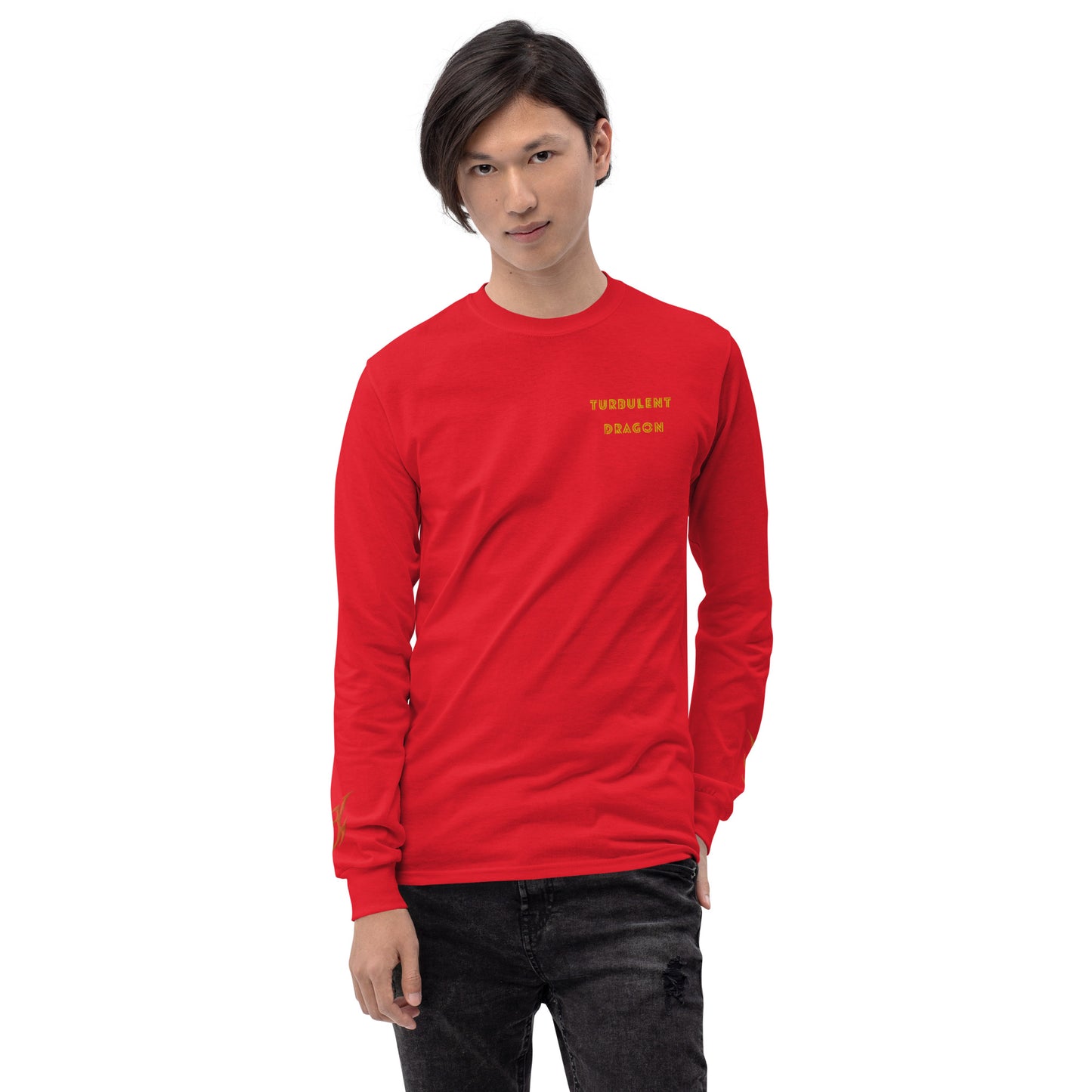 Camisa masculina de mangas longas