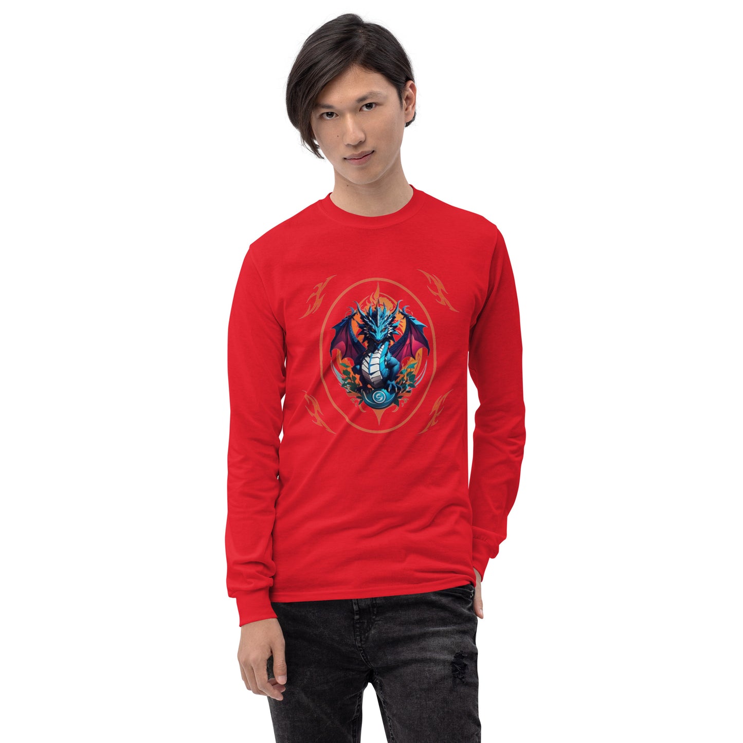 Camisa masculina de mangas longas