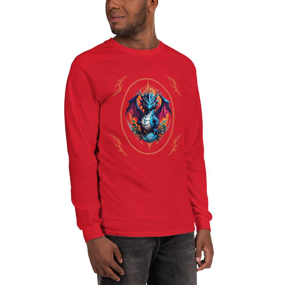 Camisa masculina de mangas longas