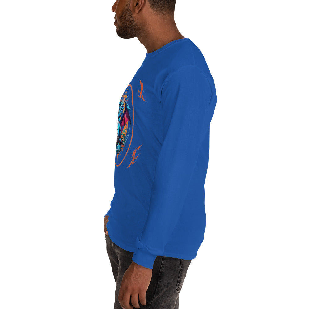 Camisa masculina de mangas longas