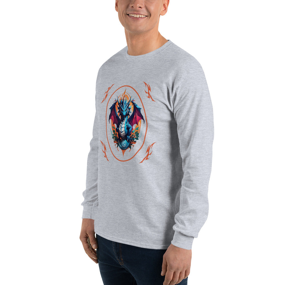 Camisa masculina de mangas longas