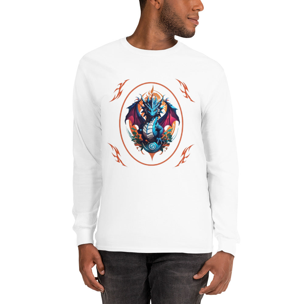 Camisa masculina de mangas longas