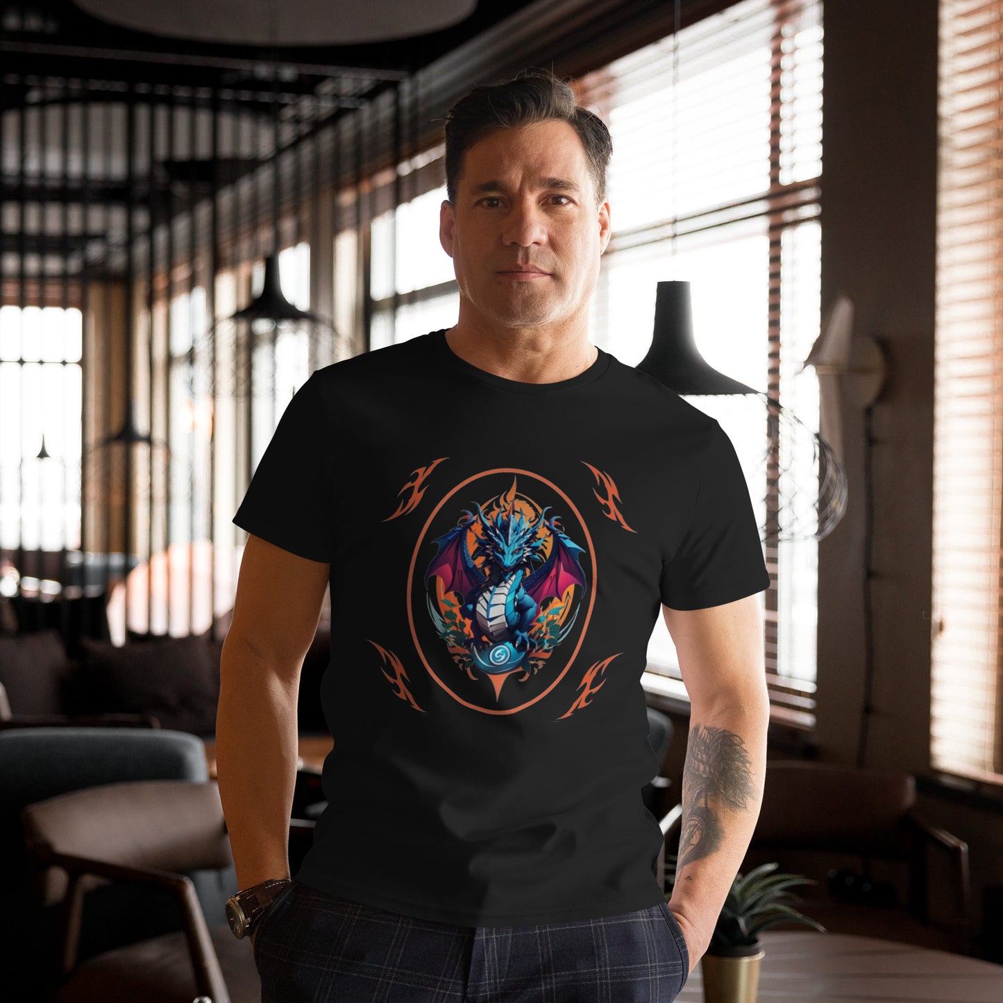 Camiseta premium masculina