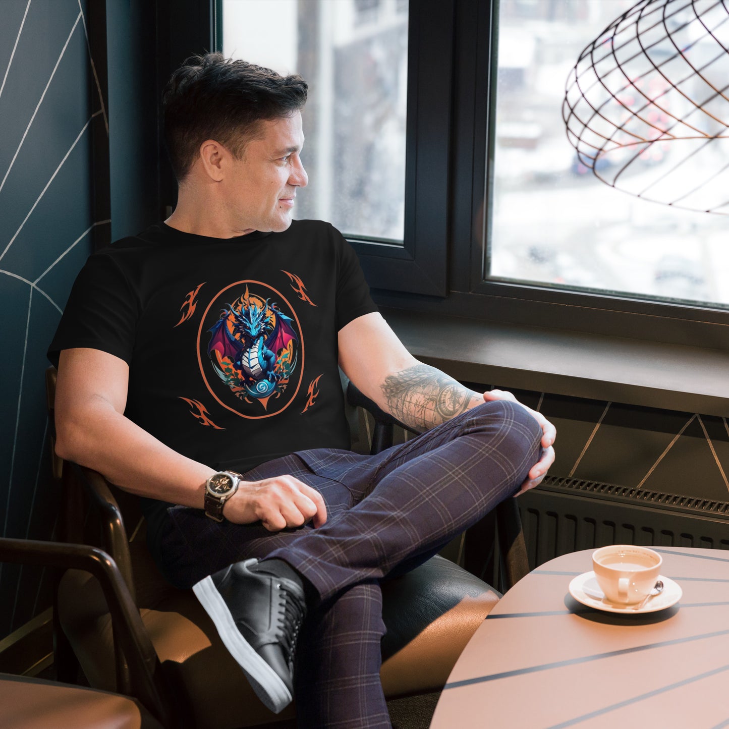 Camiseta premium masculina