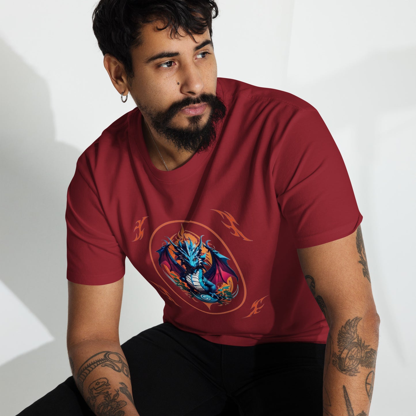 Camiseta grossa masculina premium