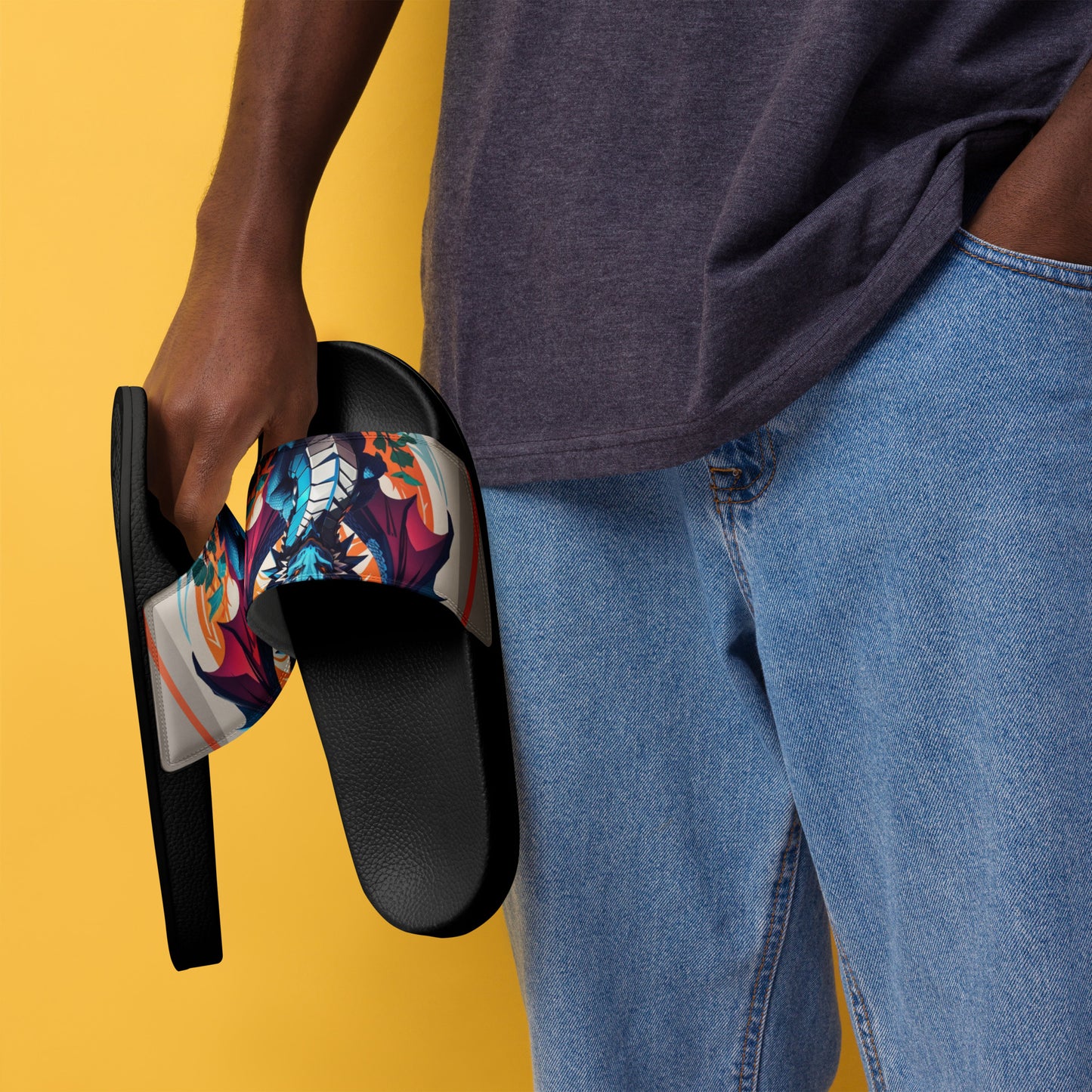 Chinelo slide masculino