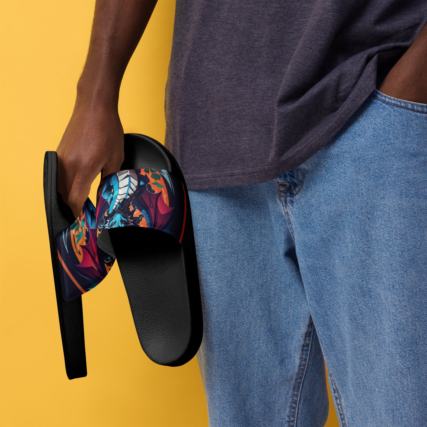 Chinelo slide masculino