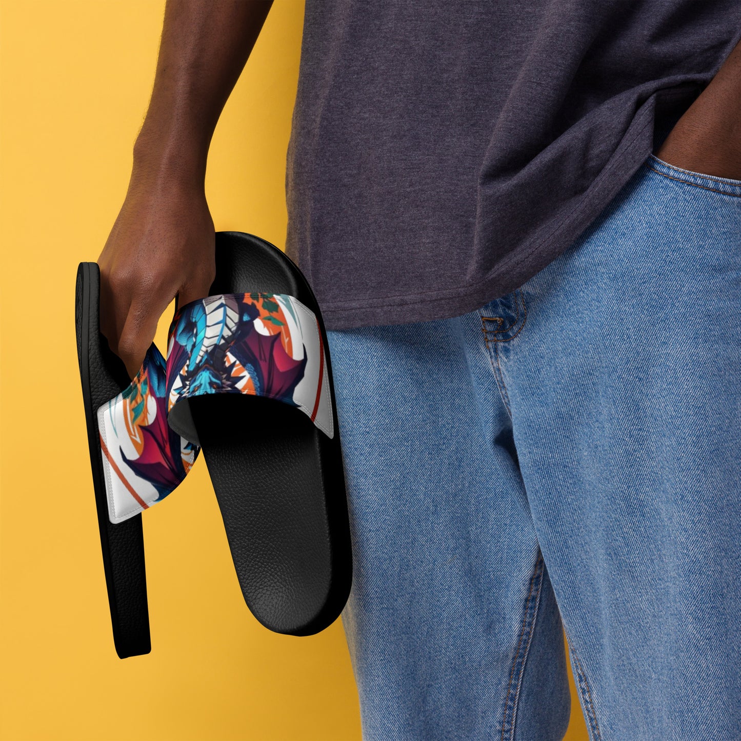 Chinelo slide masculino