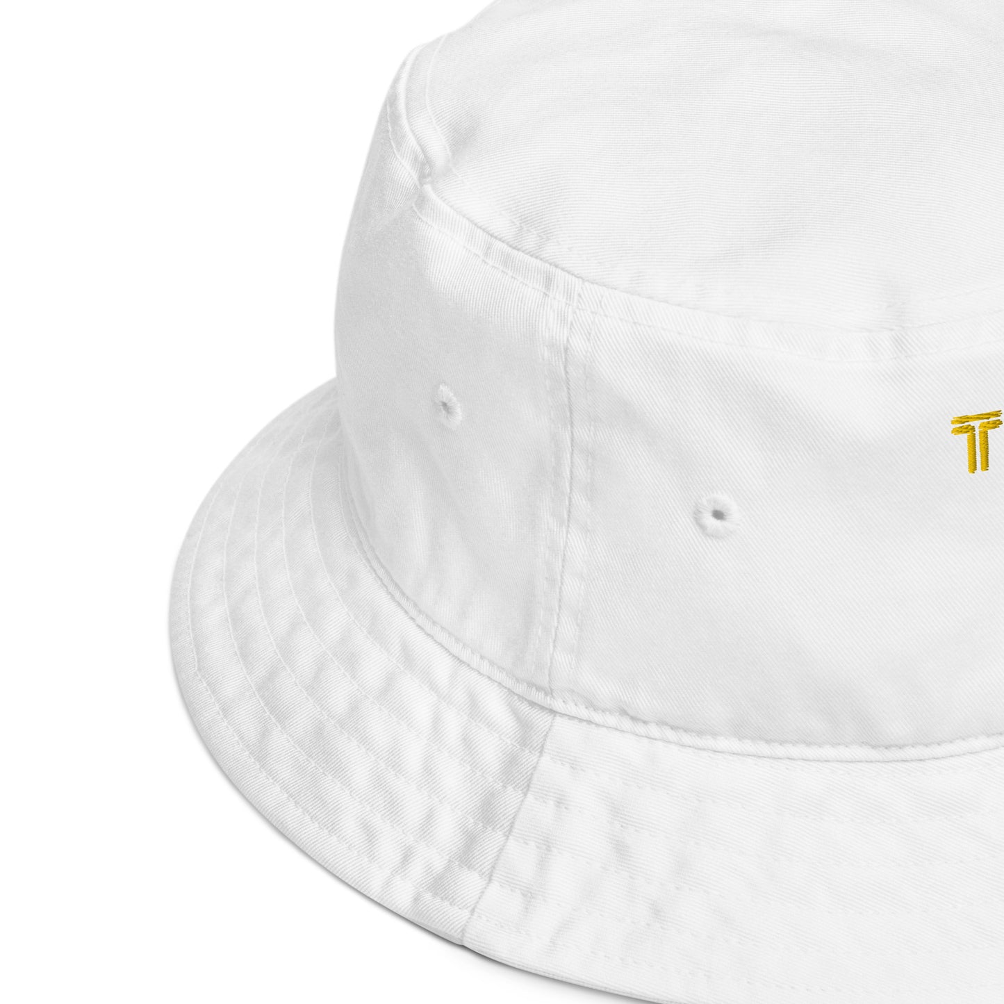 Chapéu bucket de tecido orgânico