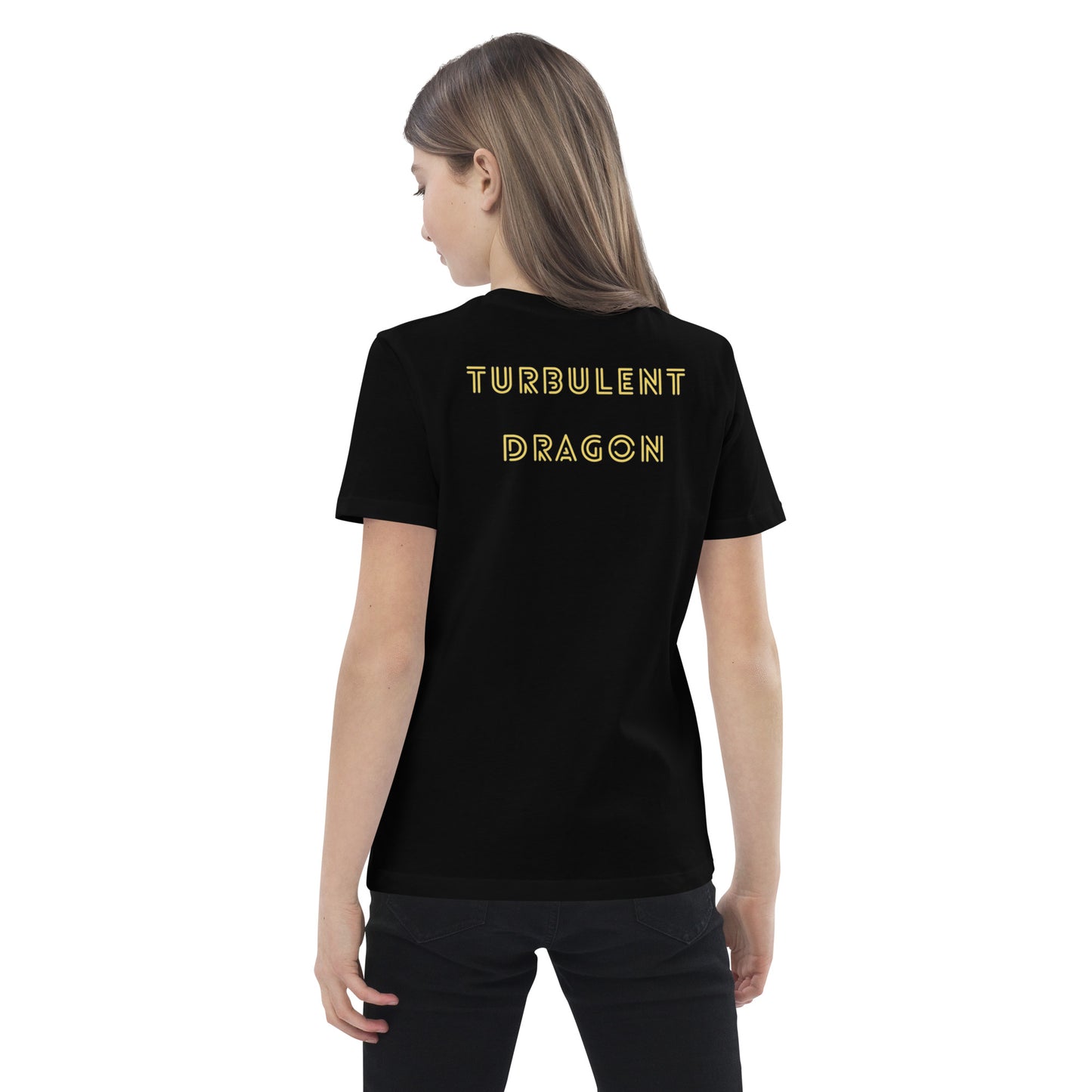 Camiseta infantil de algodão orgânico