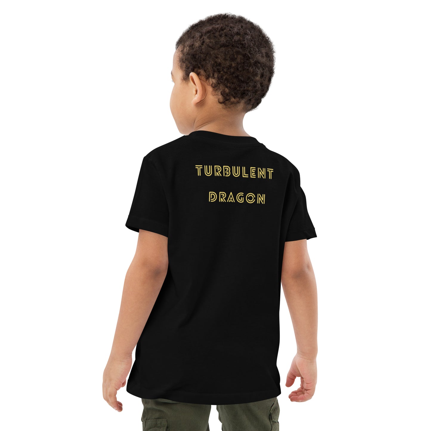Camiseta infantil de algodão orgânico