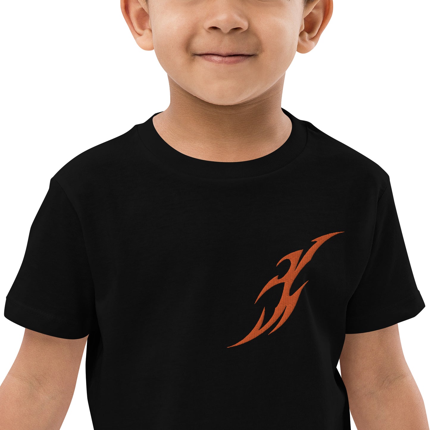Camiseta infantil de algodão orgânico