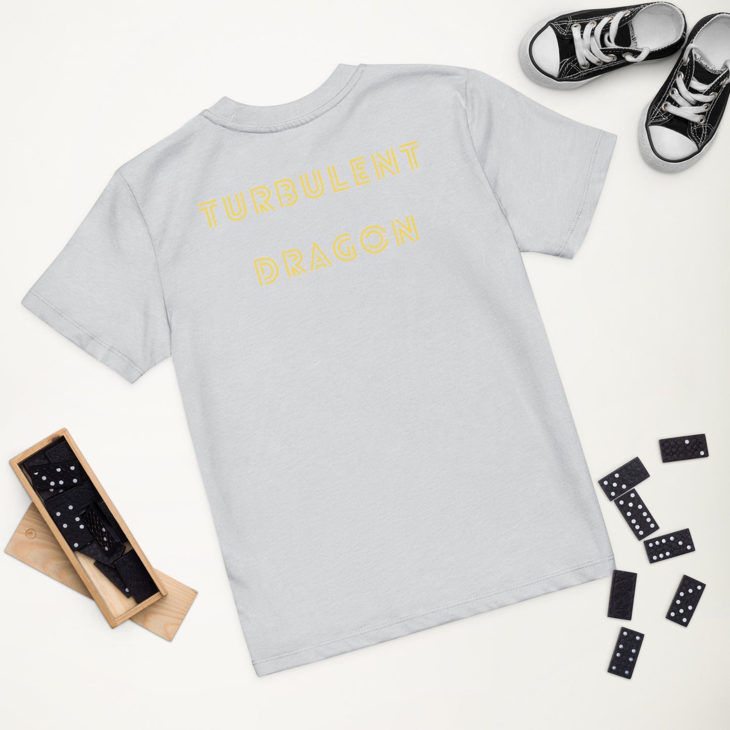 Camiseta infantil de algodão orgânico
