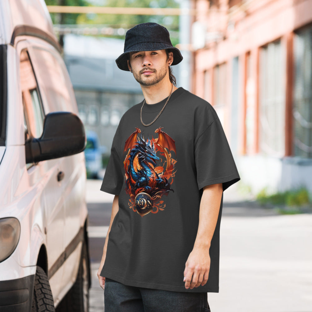 Camiseta desbotada tamanho grande