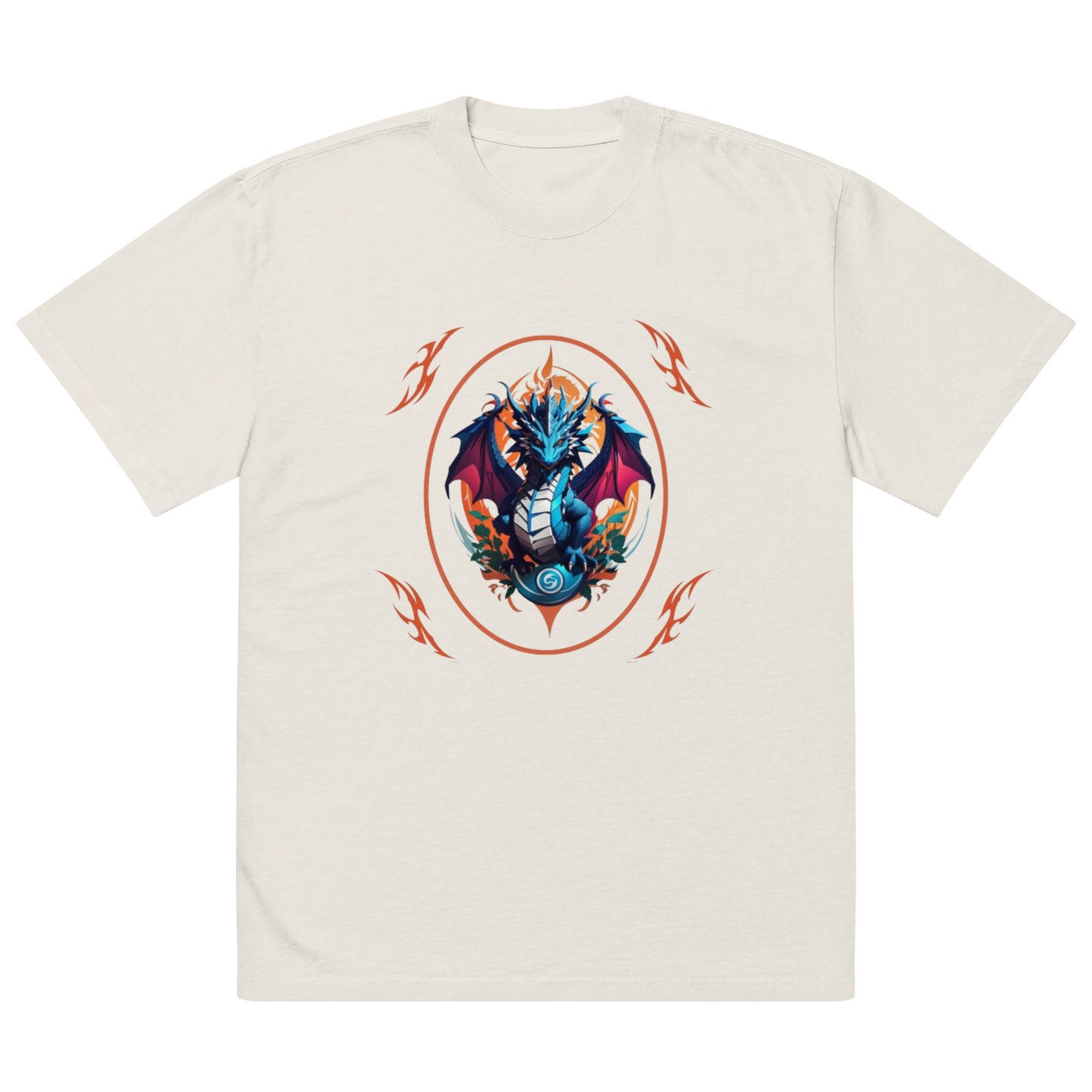 Camiseta desbotada tamanho grande