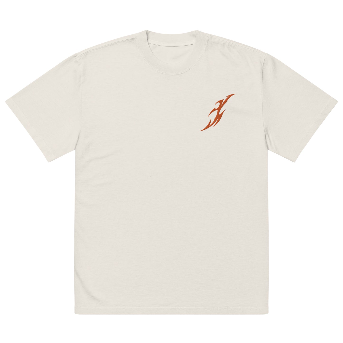 Camiseta desbotada tamanho grande