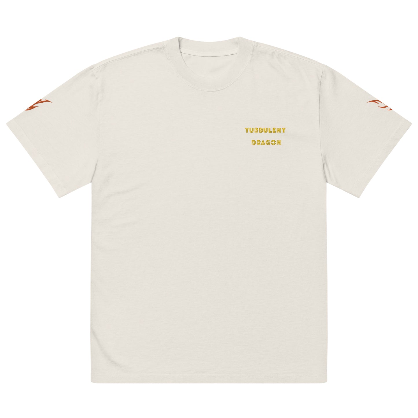 Camiseta desbotada tamanho grande