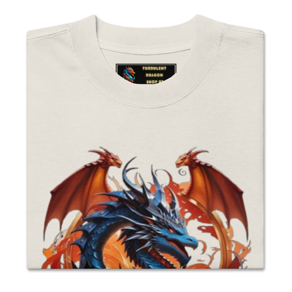 Camiseta desbotada tamanho grande