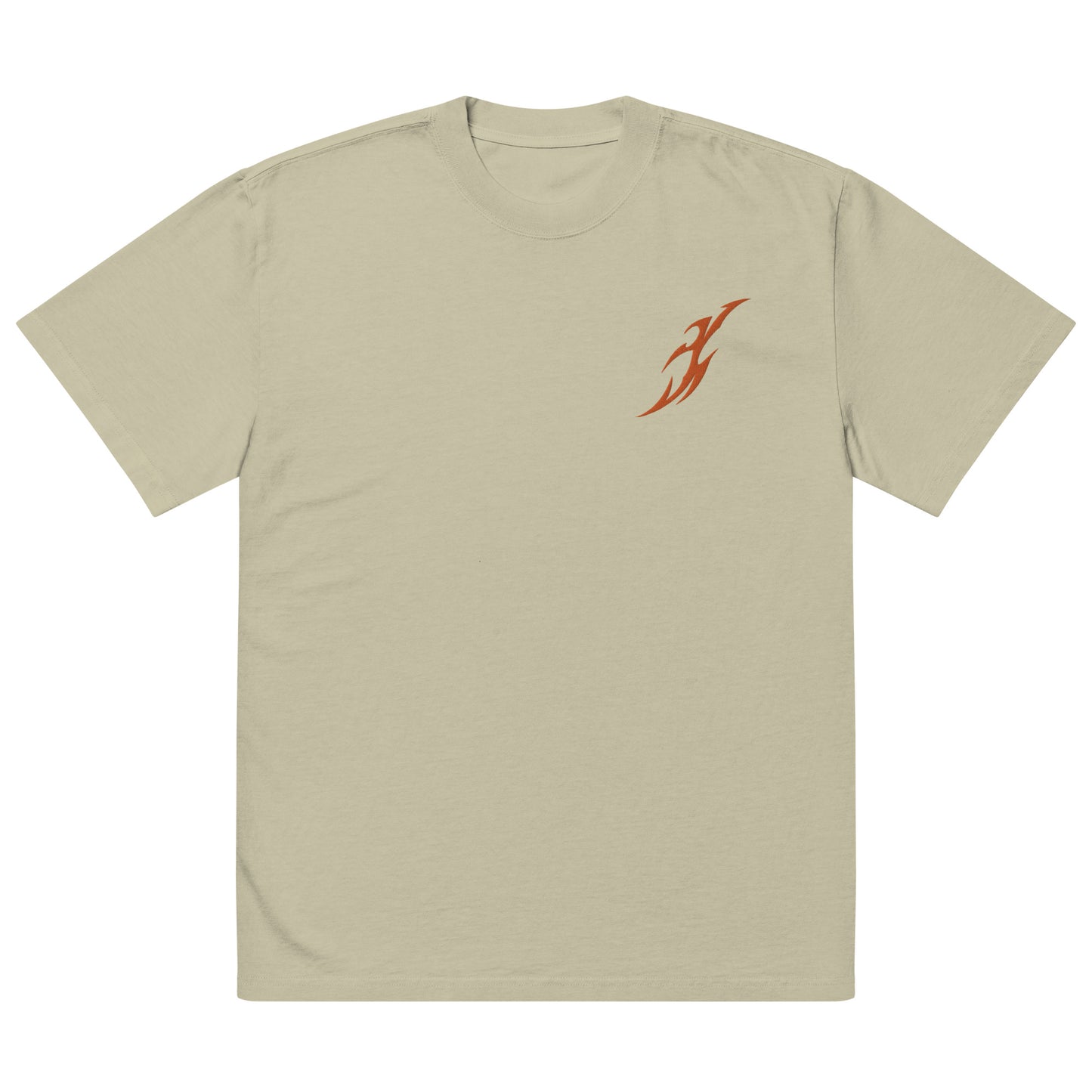 Camiseta desbotada tamanho grande