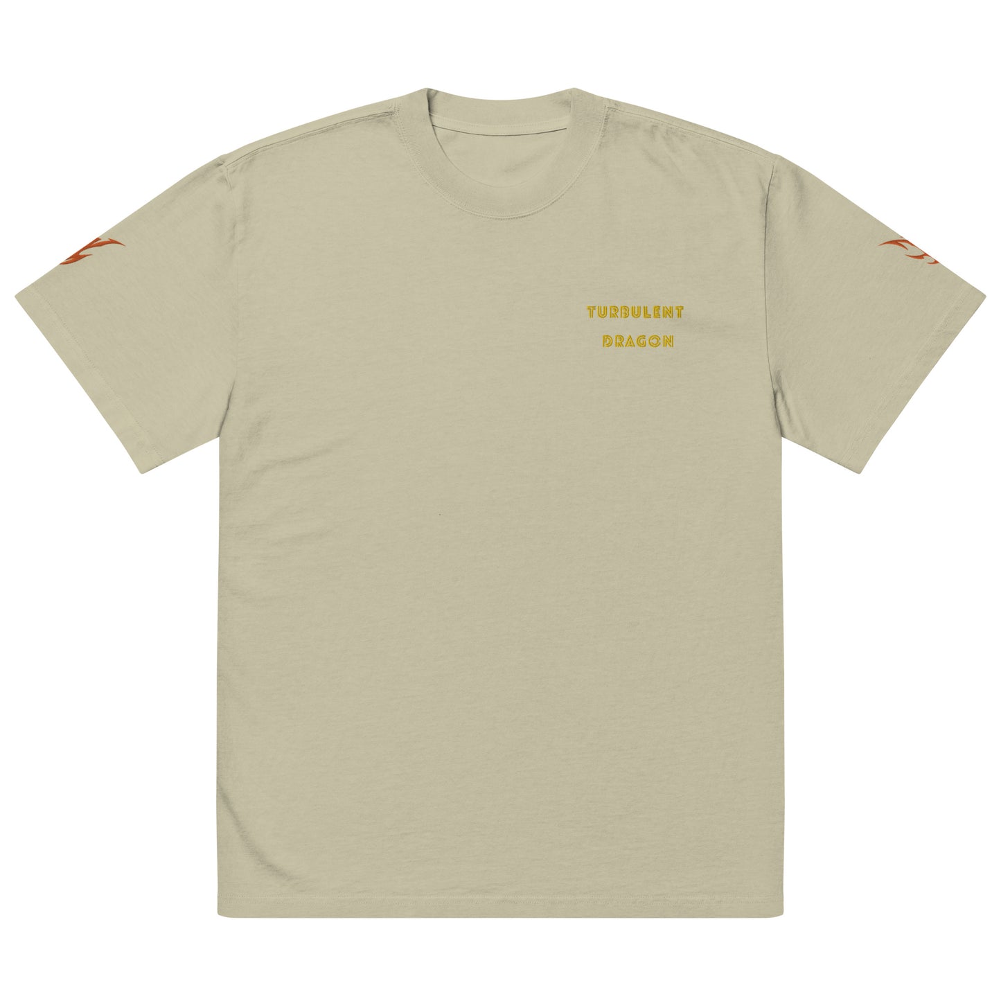 Camiseta desbotada tamanho grande