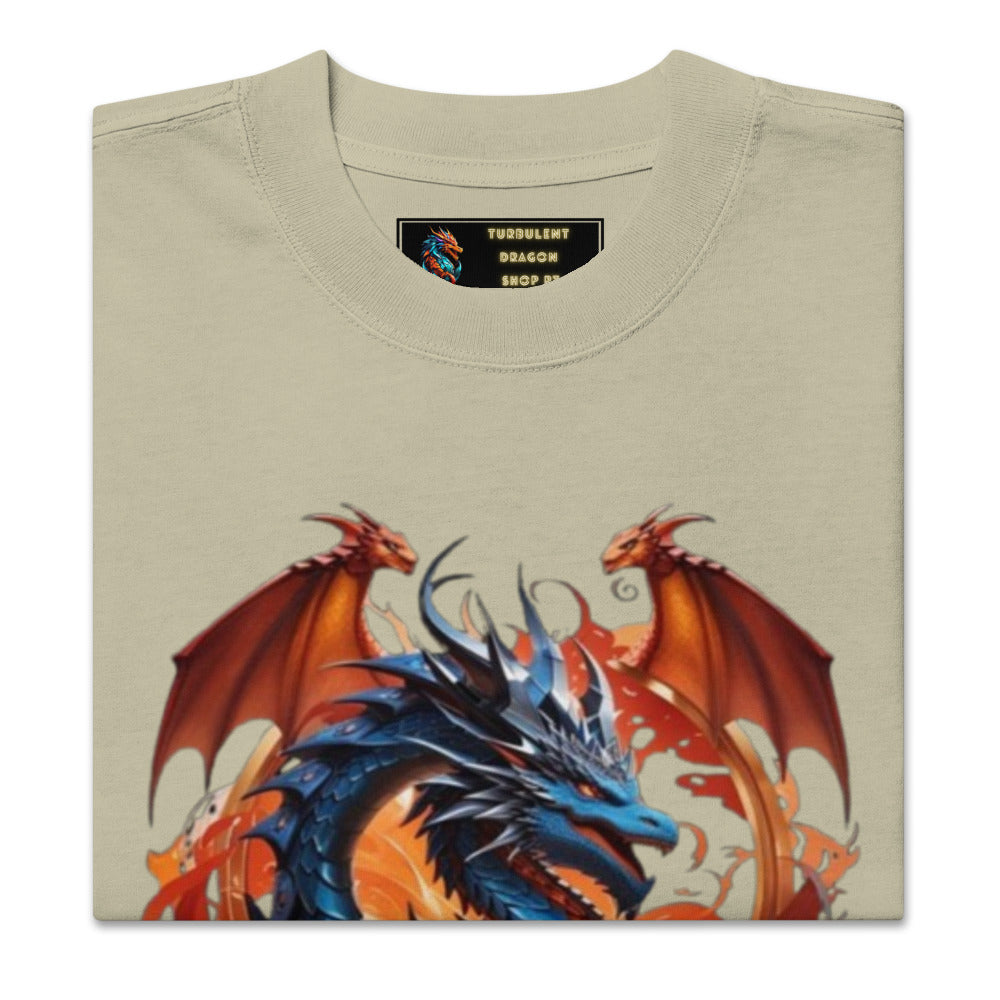 Camiseta desbotada tamanho grande