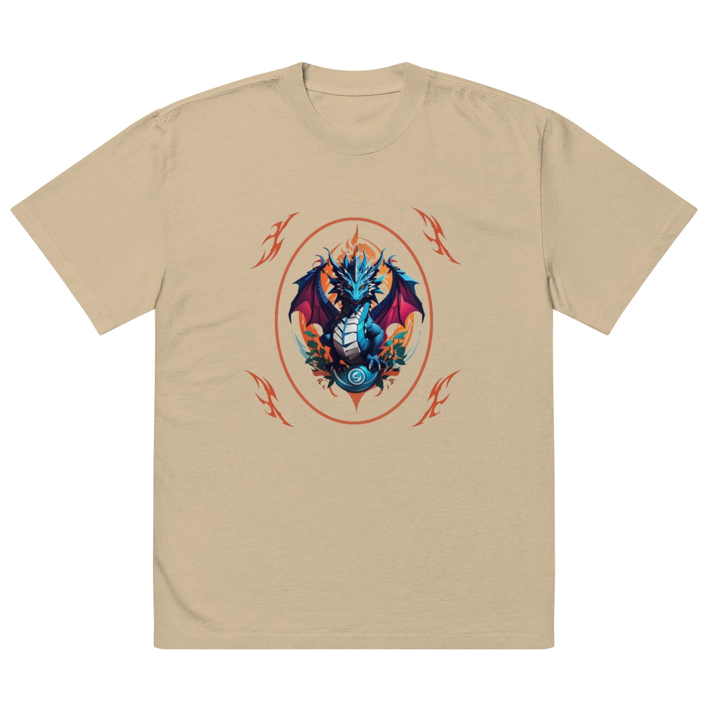Camiseta desbotada tamanho grande