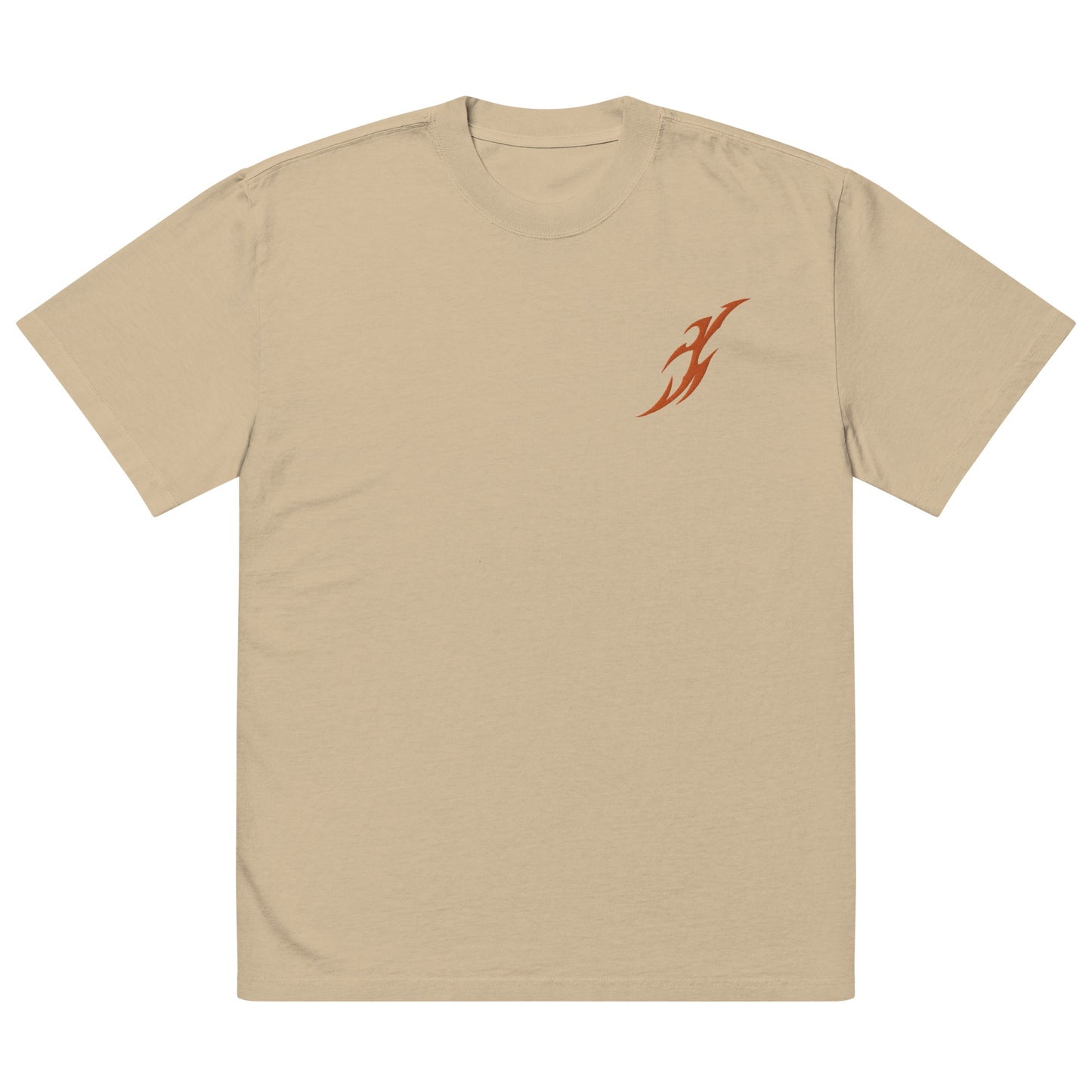 Camiseta desbotada tamanho grande