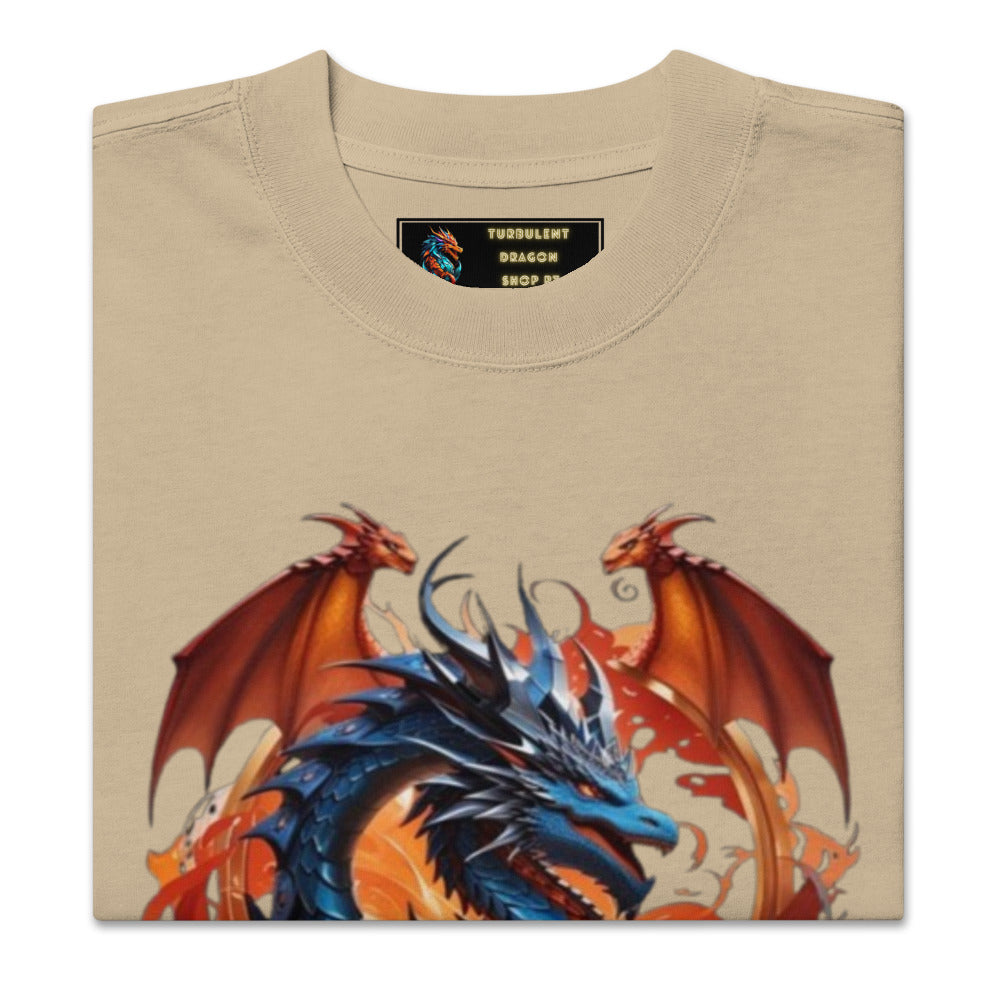 Camiseta desbotada tamanho grande