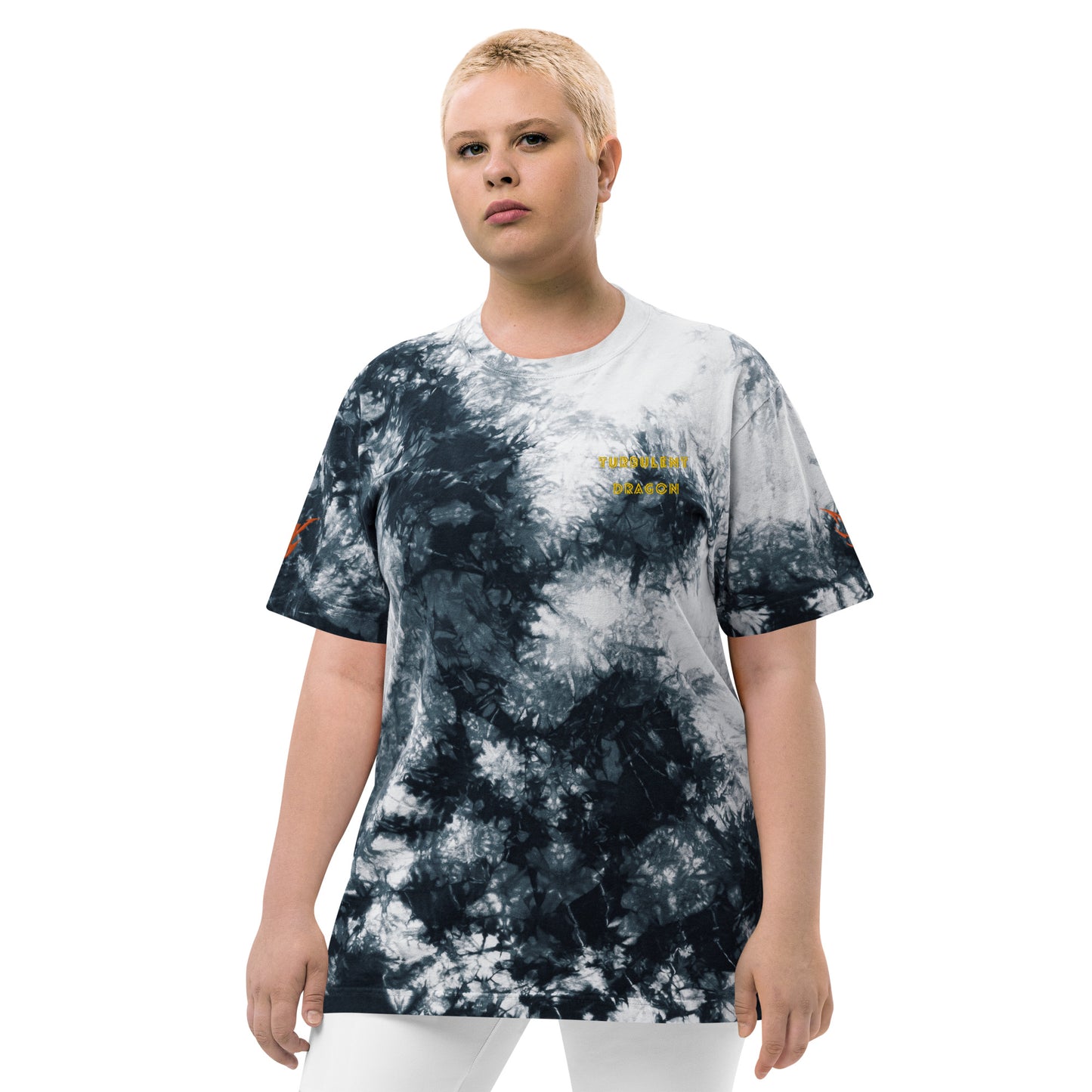 Camiseta tie-dye oversize