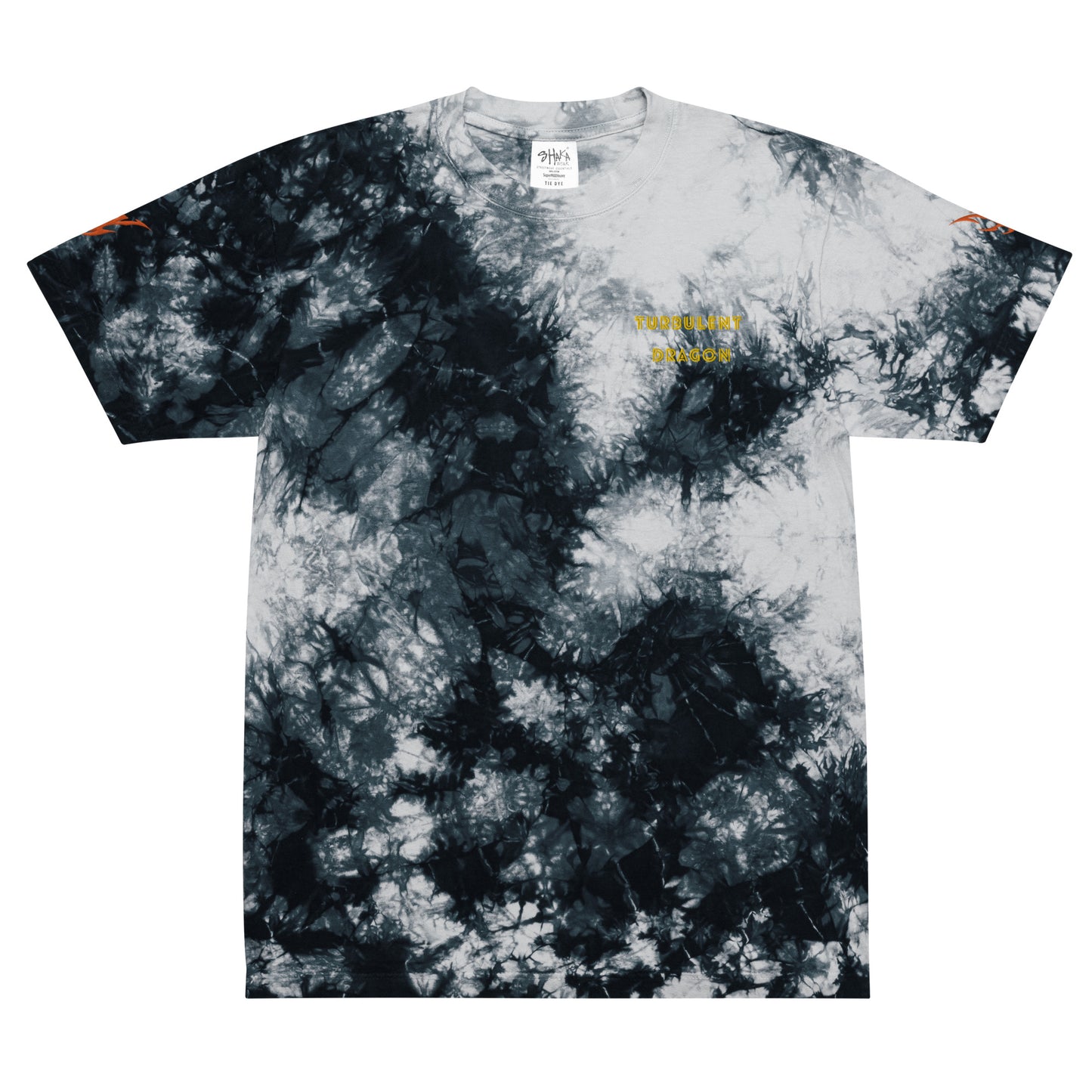 Camiseta tie-dye oversize