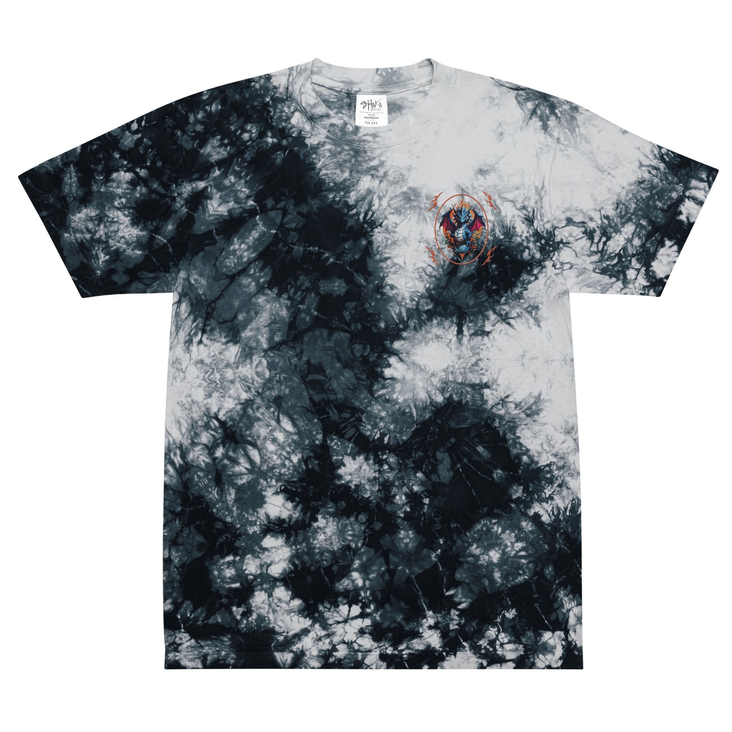 Camiseta tie-dye oversize