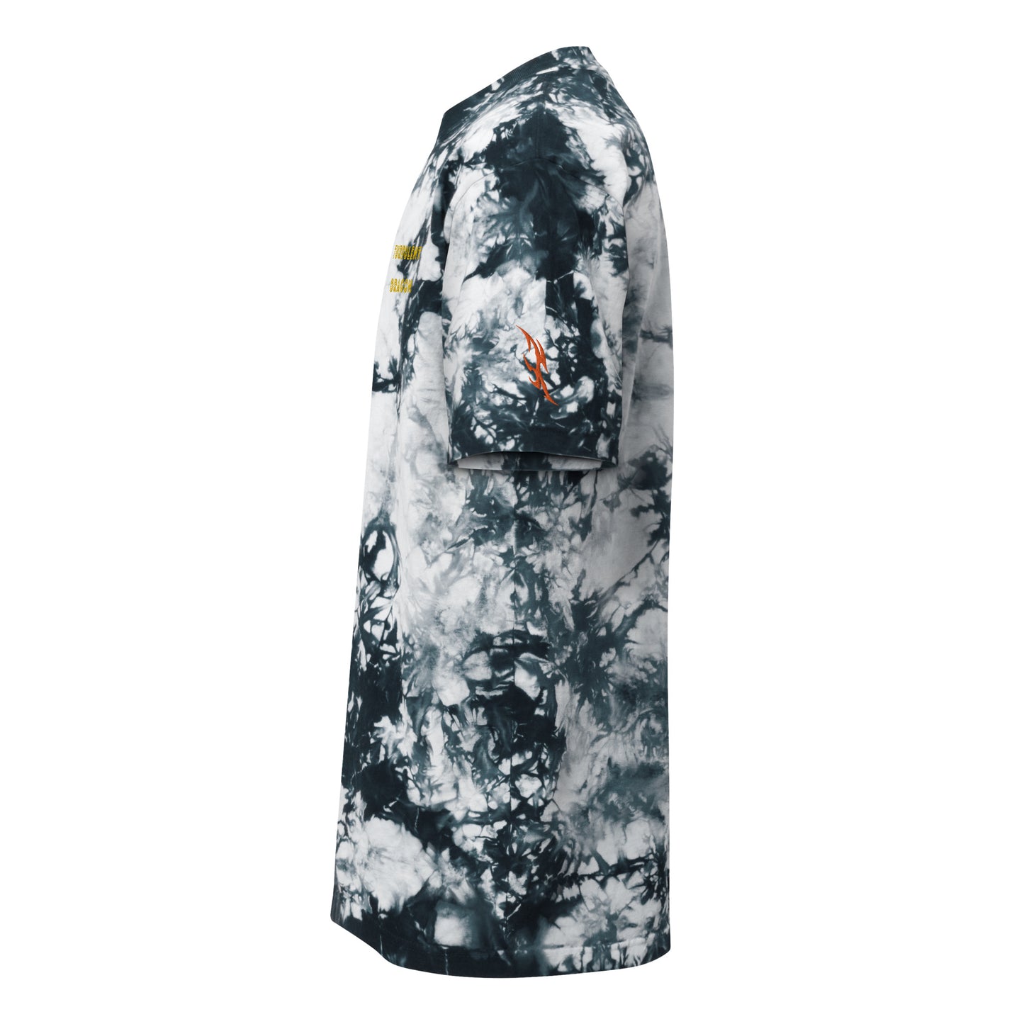 Camiseta tie-dye oversize