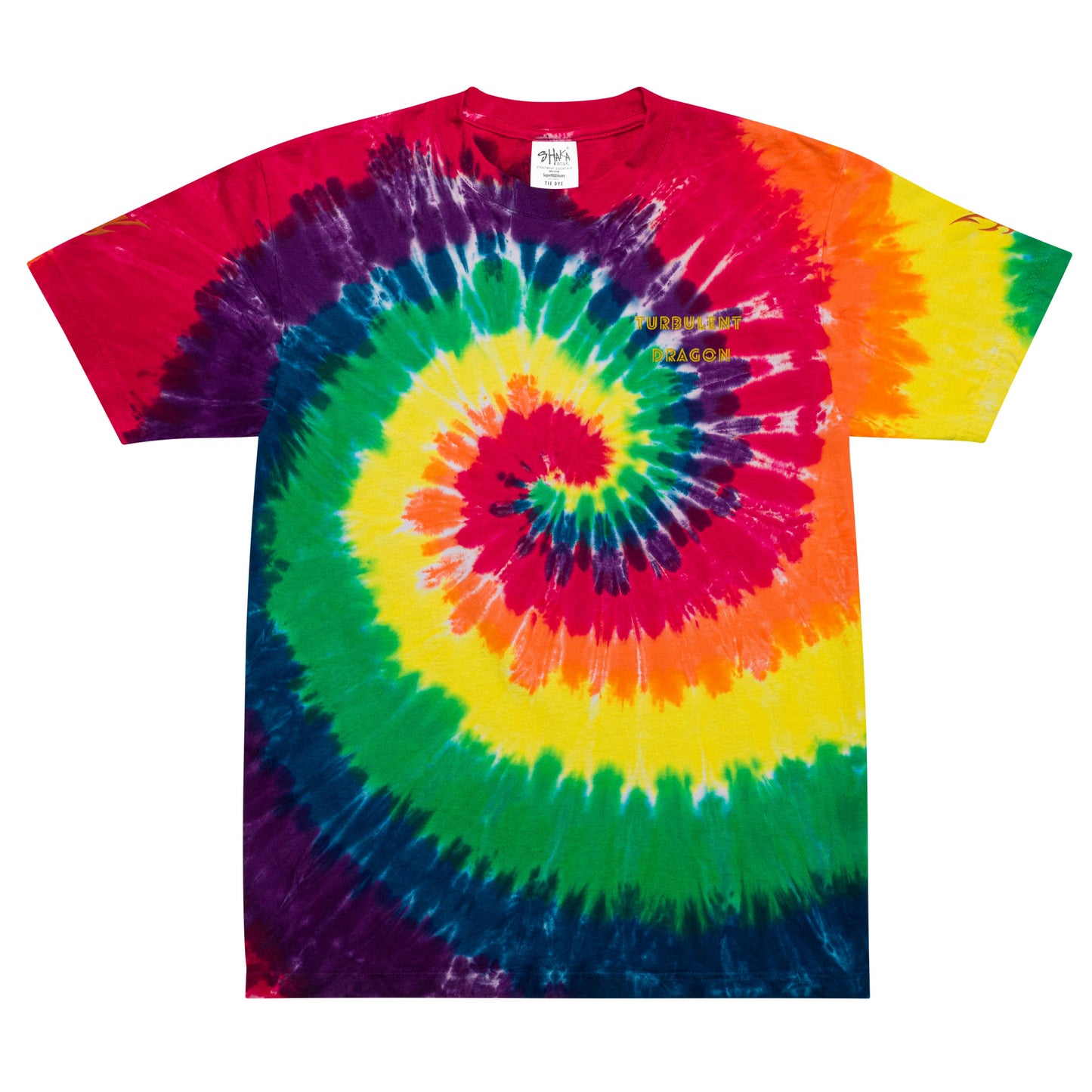 Camiseta tie-dye oversize