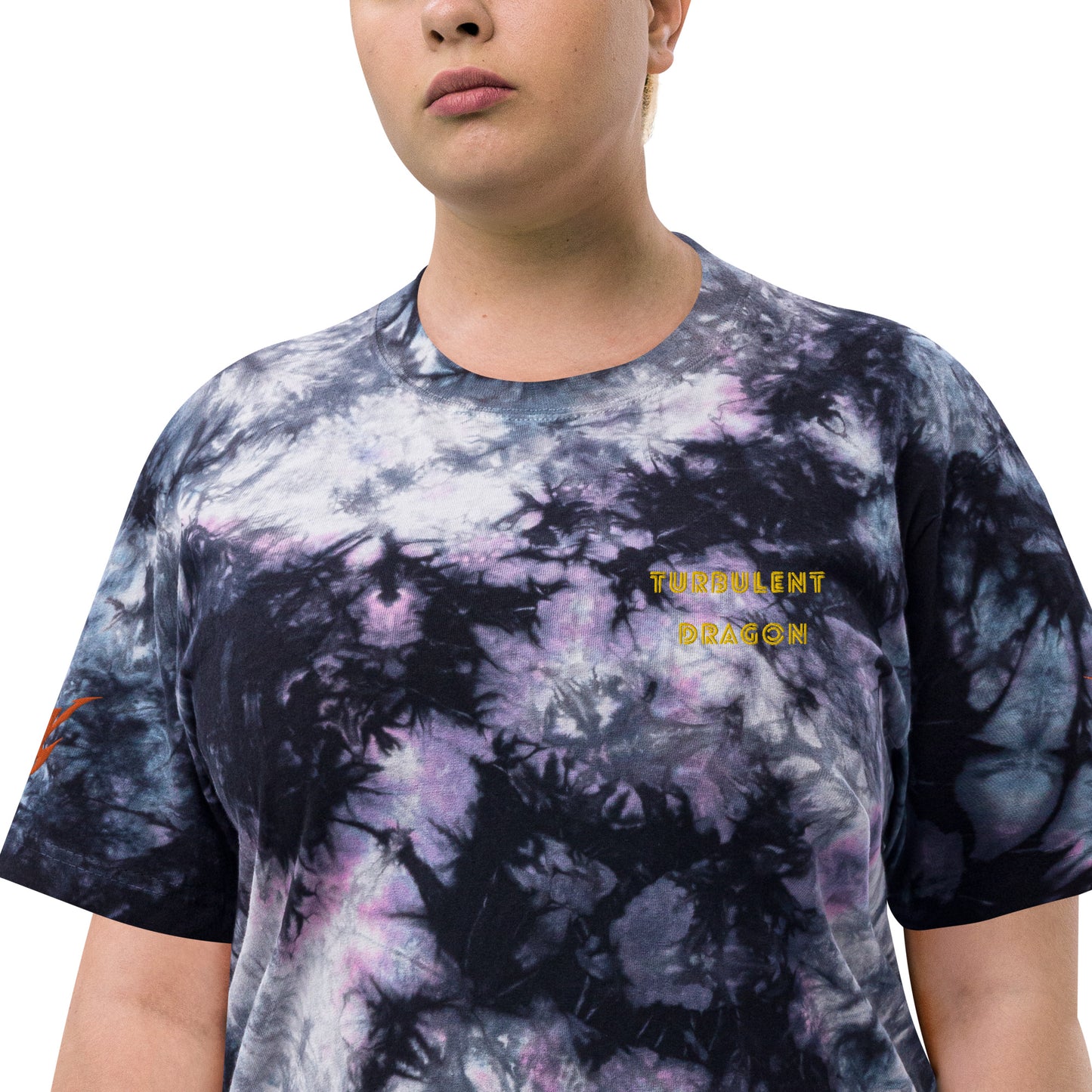 Camiseta tie-dye oversize