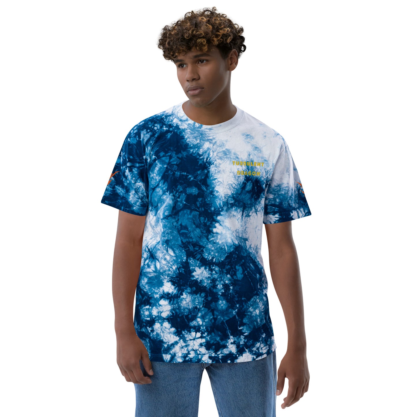 Camiseta tie-dye oversize