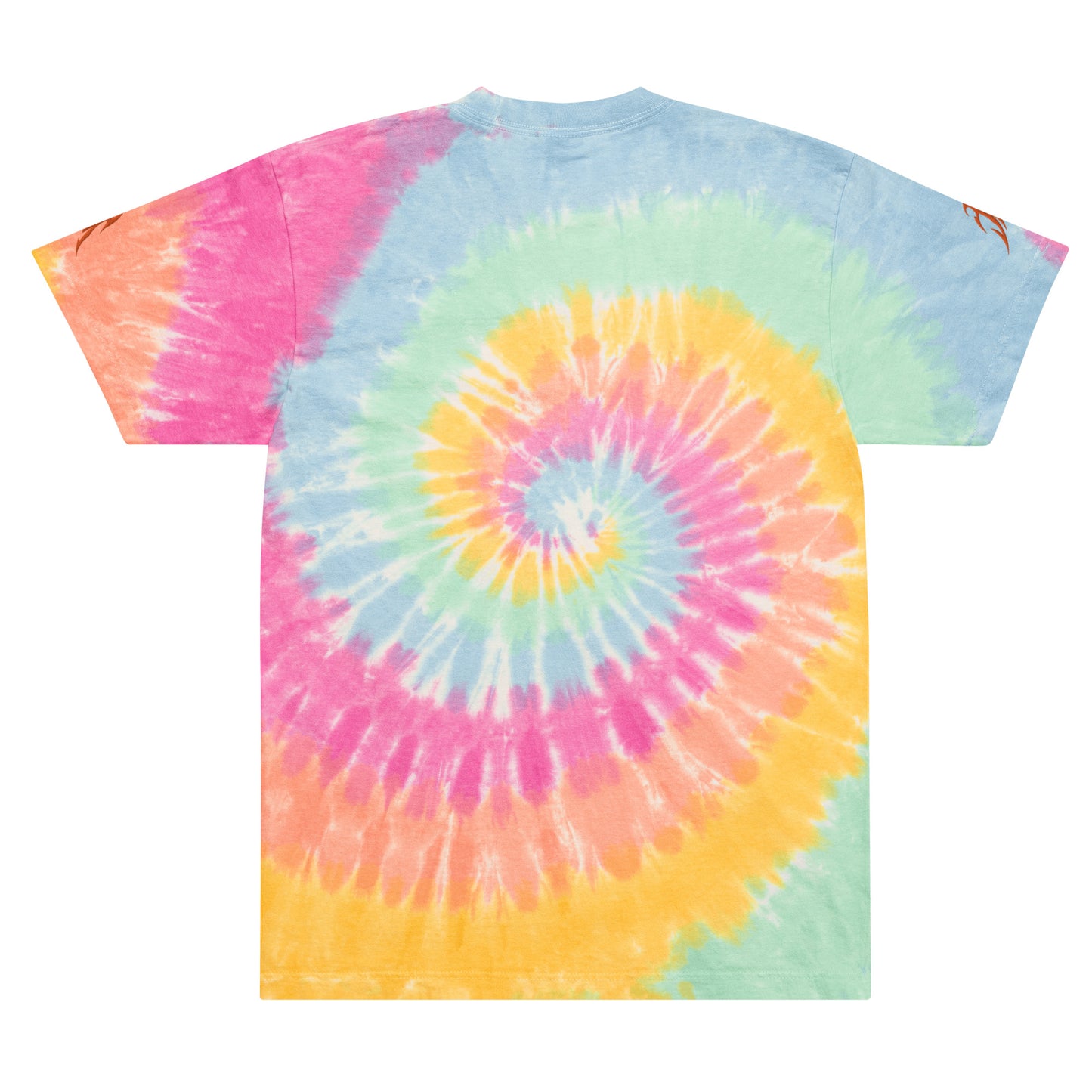 Camiseta tie-dye oversize