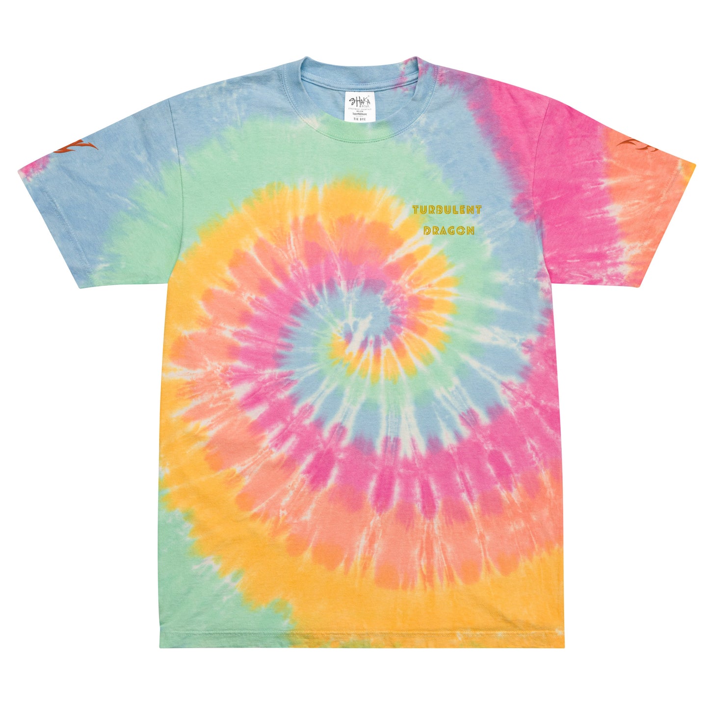 Camiseta tie-dye oversize