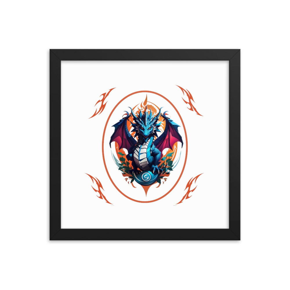 Pôster de papel de foto com moldura