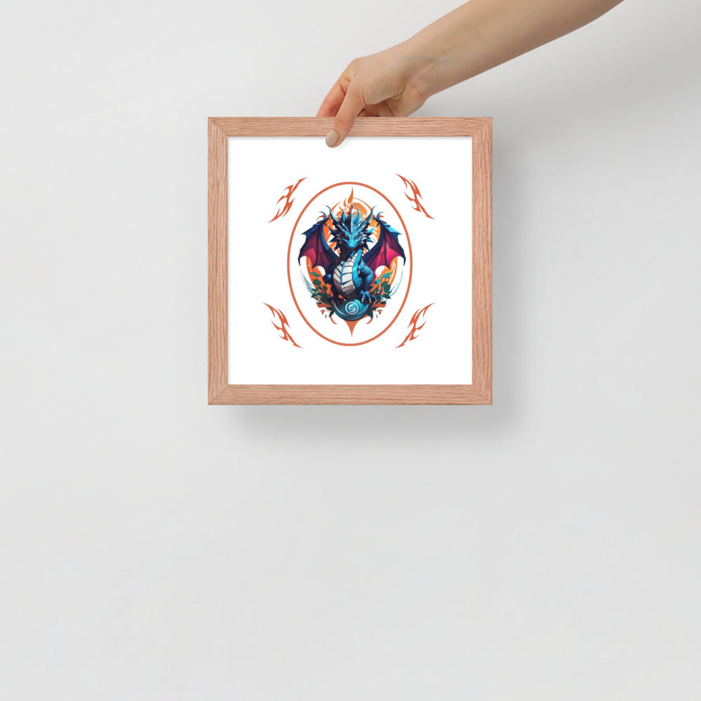 Pôster de papel de foto com moldura