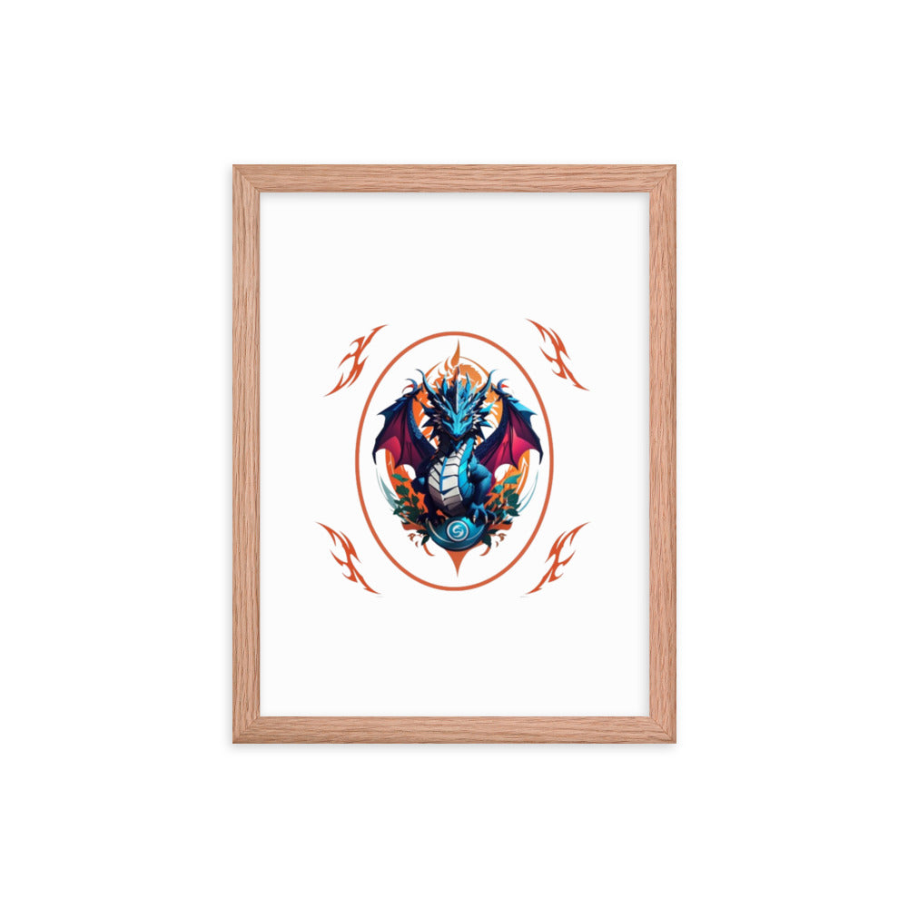 Pôster de papel de foto com moldura