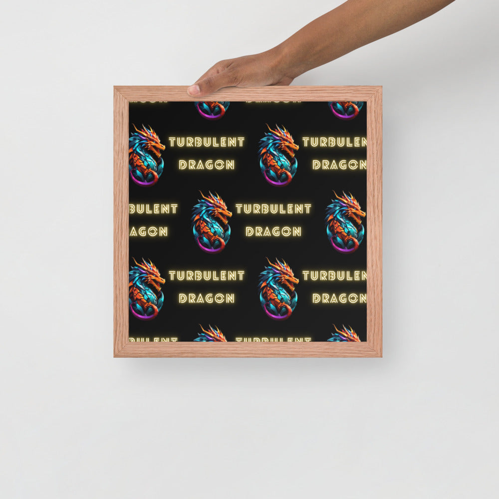 Pôster de papel de foto com moldura