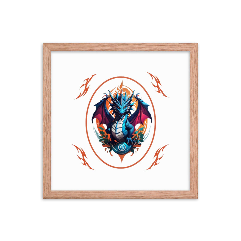 Pôster de papel de foto com moldura