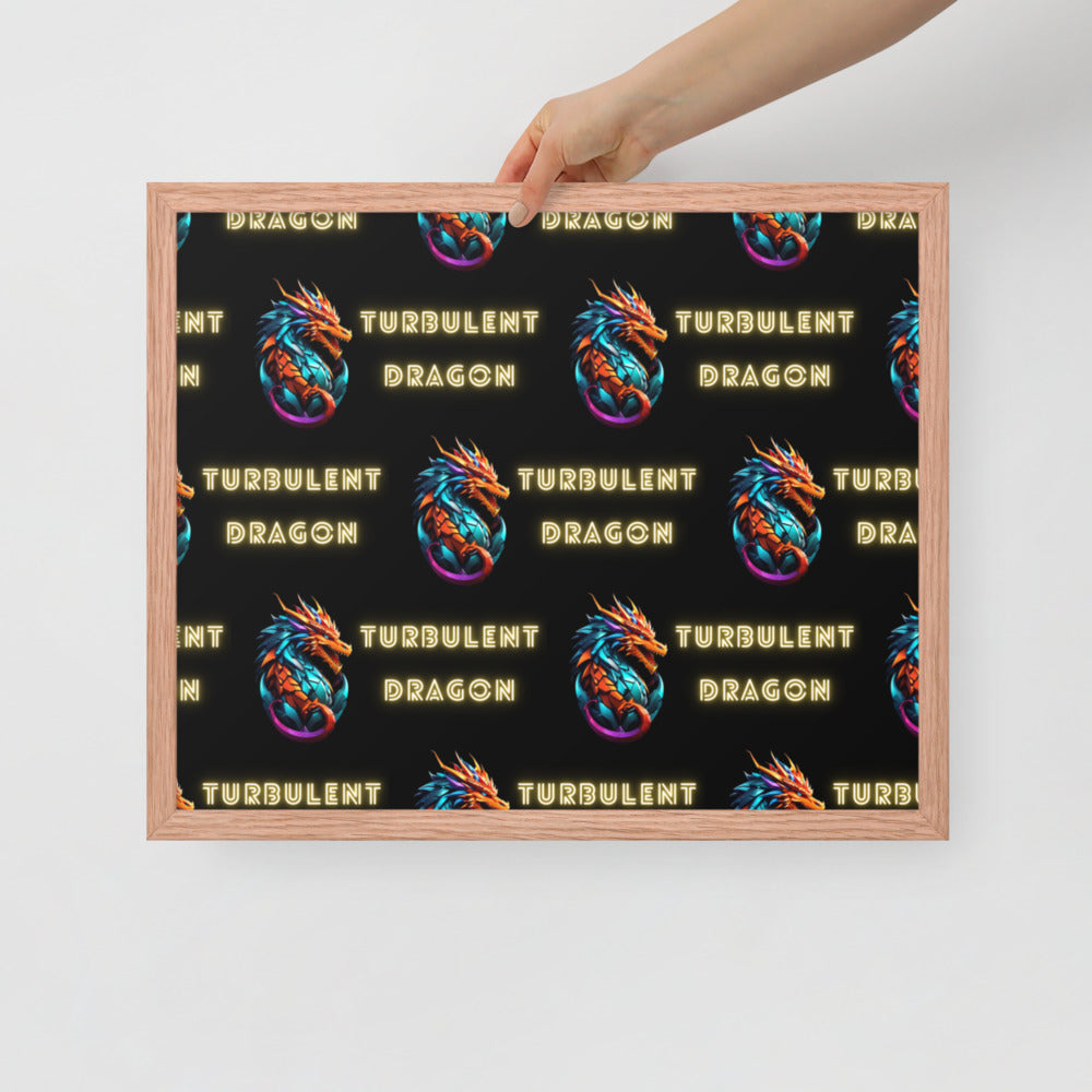 Pôster de papel de foto com moldura