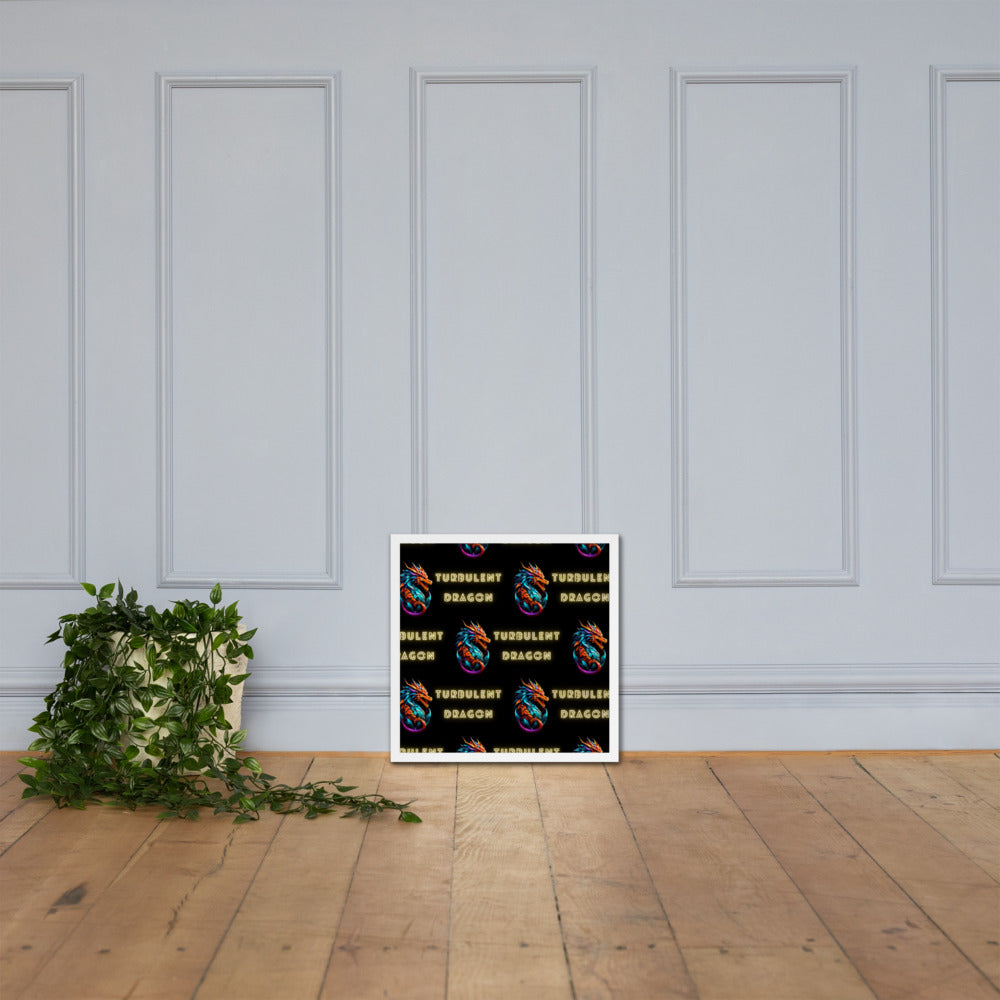 Pôster de papel de foto com moldura
