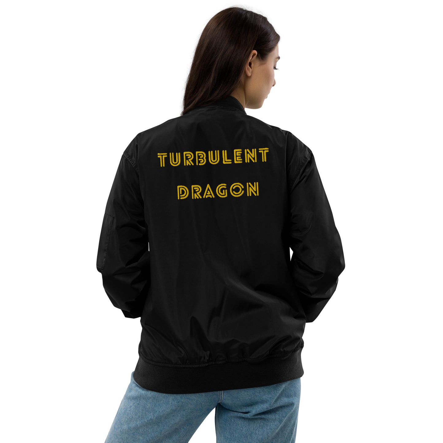 Jaqueta bomber de tecido reciclado
