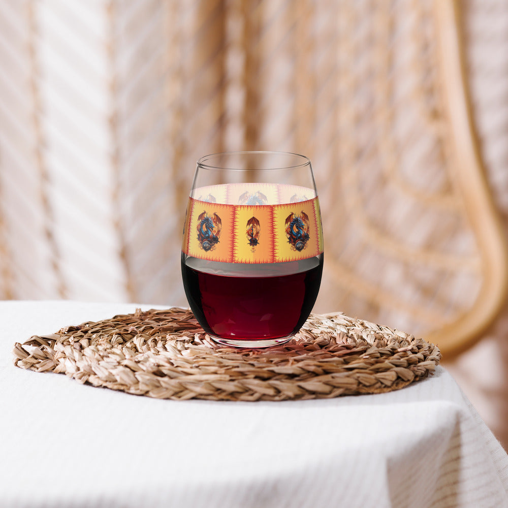Copo de vinho sem haste