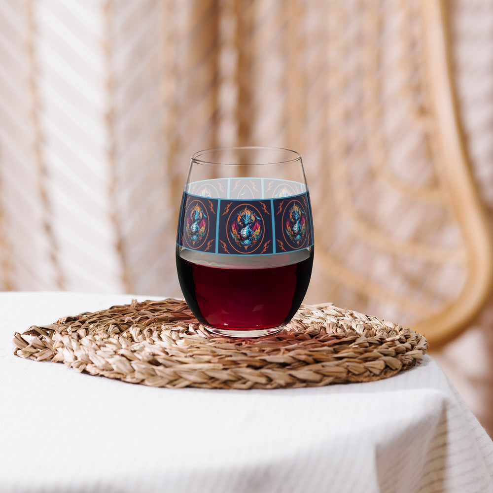 Copo de vinho sem haste